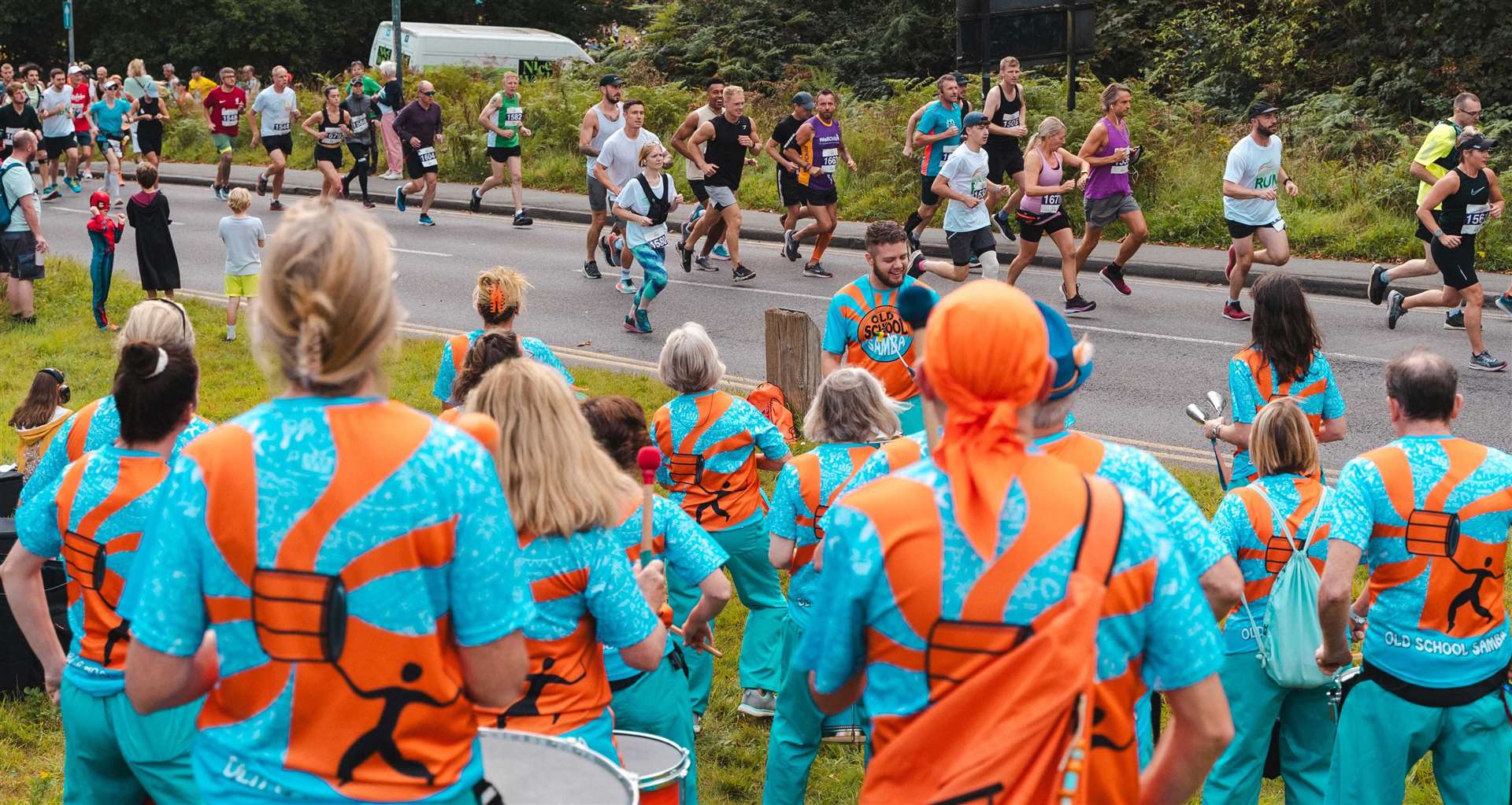 Entrants cheered on at this year’s Hospice Run in aid of Hospice in the Weald