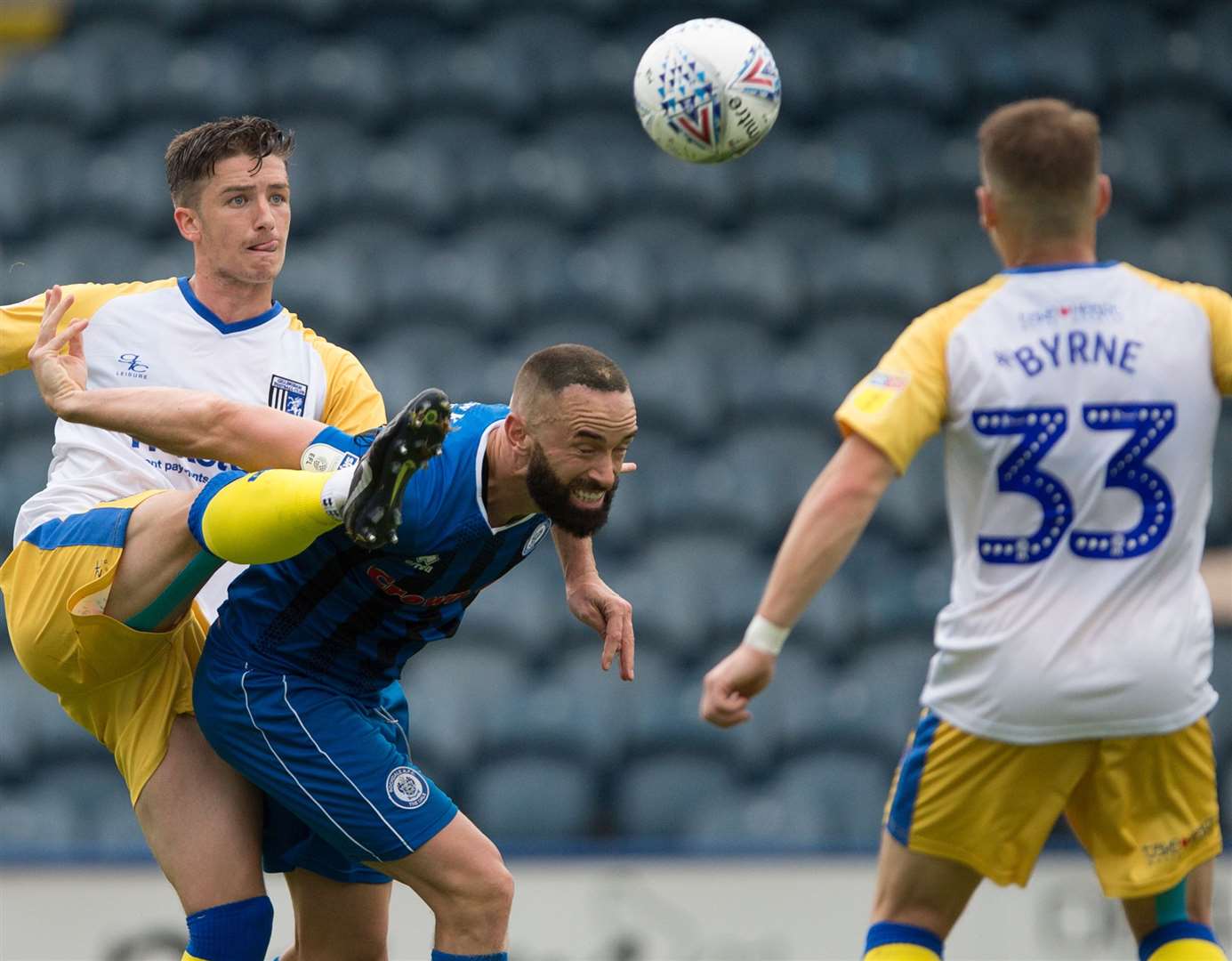 Gills were beaten 3-0 by Rochdale at Spotland in September Picture: Ady Kerry