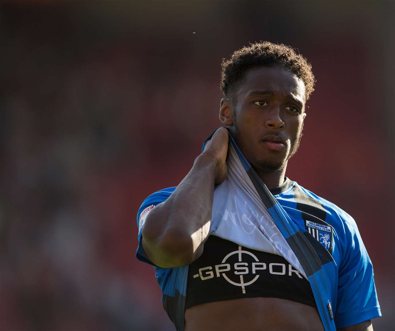 Gillingham striker Brandon Hanlan. Picture: Ady Kerry