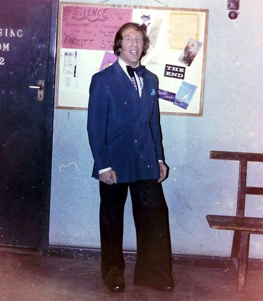 Dave Bishop of the County Towners at the Hazlitt Theatre in 1993