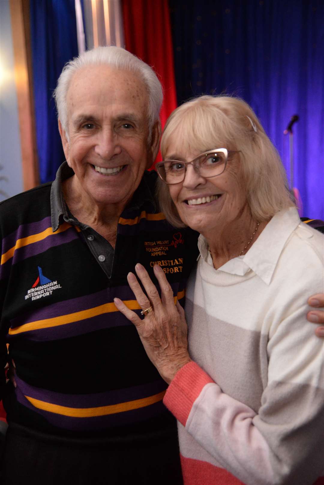 Former Crackerjack comic Don Maclean and his wife Toni at the Criterion Theatre, Blue Town. Picture: Chris Davey