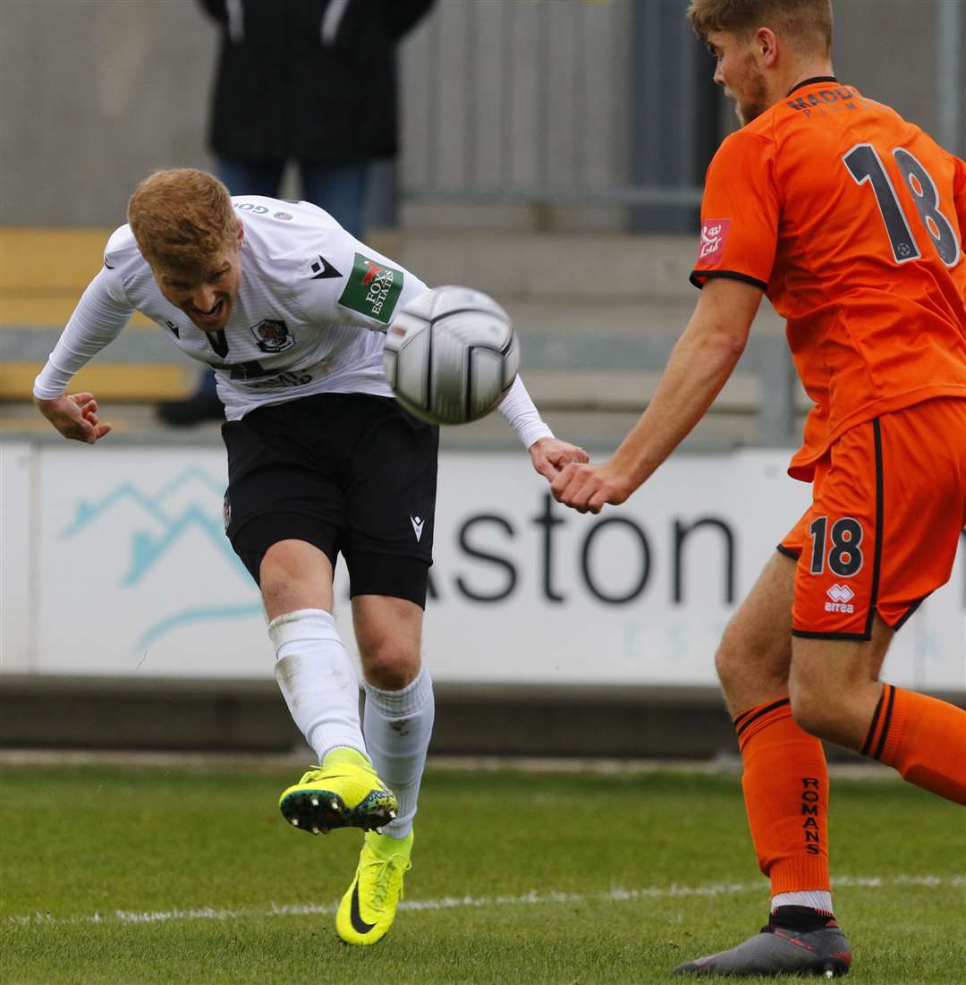 Dartford's Jack Barham in action earlier this season. Picture: Andy Jones (42745521)