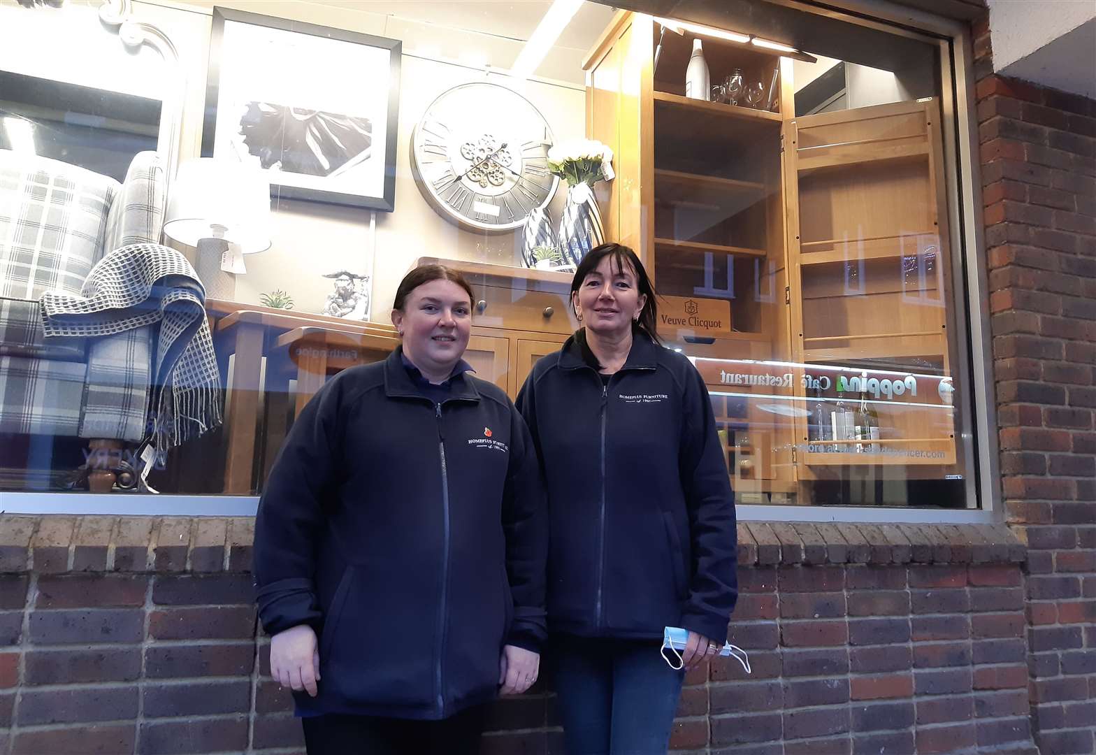 Vicky Tilley, left, manages the Sheerness HomePlus store; her colleague Sharon Maitland will be in charge of the Ashford unit