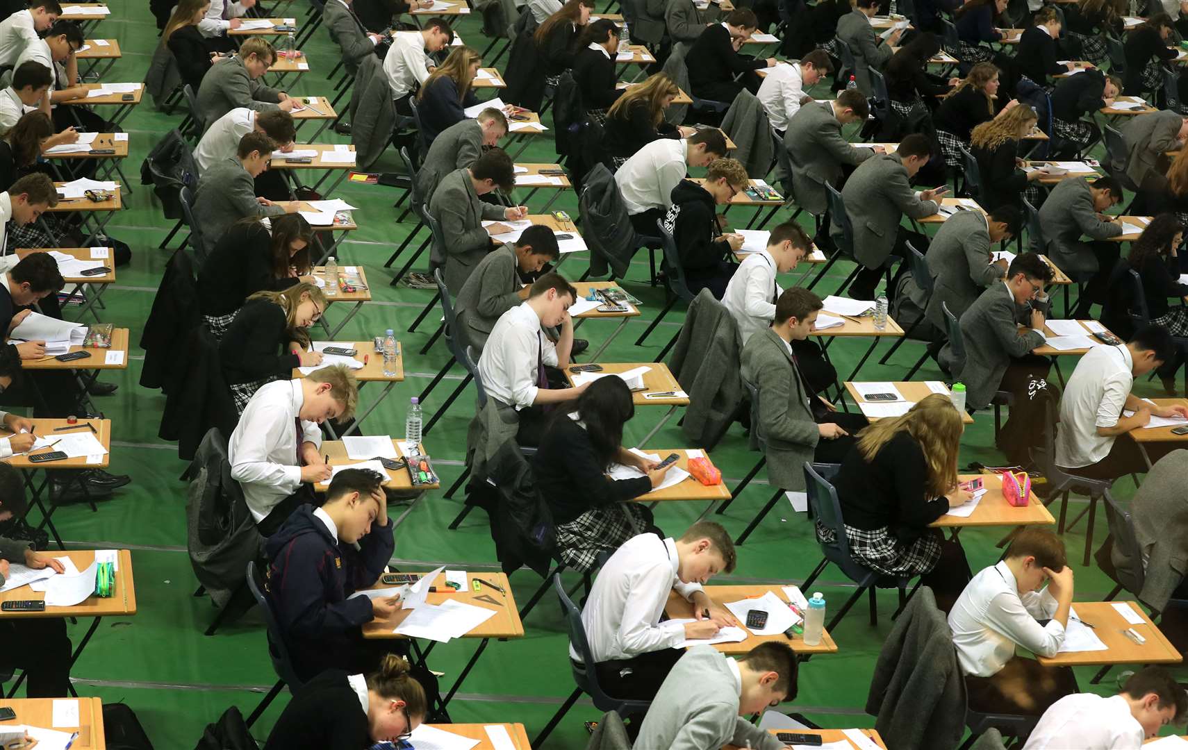 A-level exams due to take place this summer were cancelled (Gareth Fuller/PA)