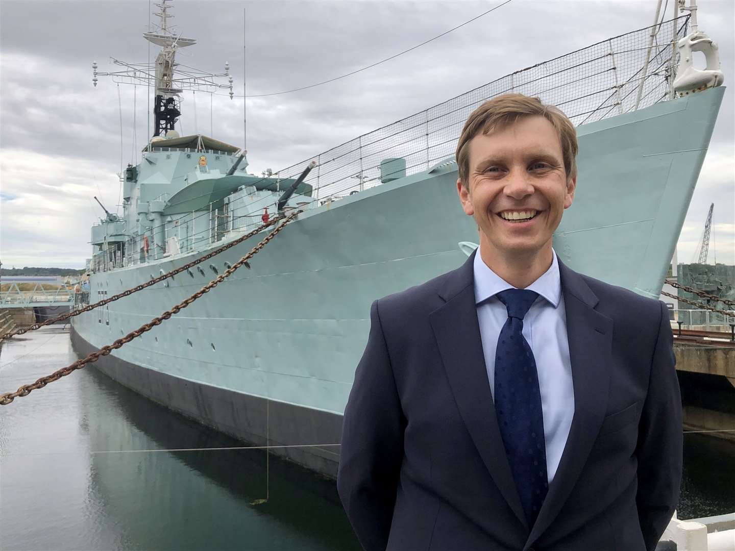 Richard Morsley, chief executive of the Chatham Historic Dockyard Trust