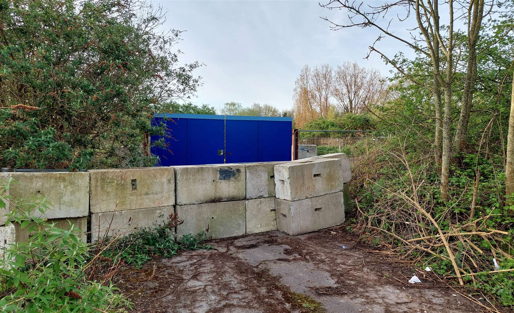 How the Aldi site off Canterbury Road, Kennington, currently looks