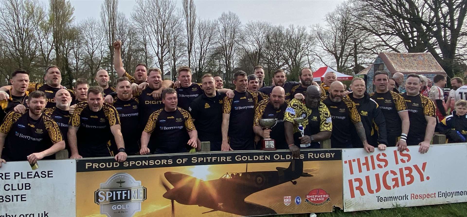 Bowls winners Lordswood. Picture: Richard Ewence / Maidstone RFC