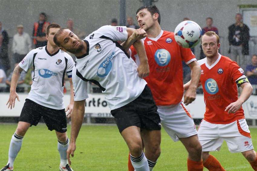 Mat Mitchel-King in action against Braintree Town (Picture: Andy Payton)