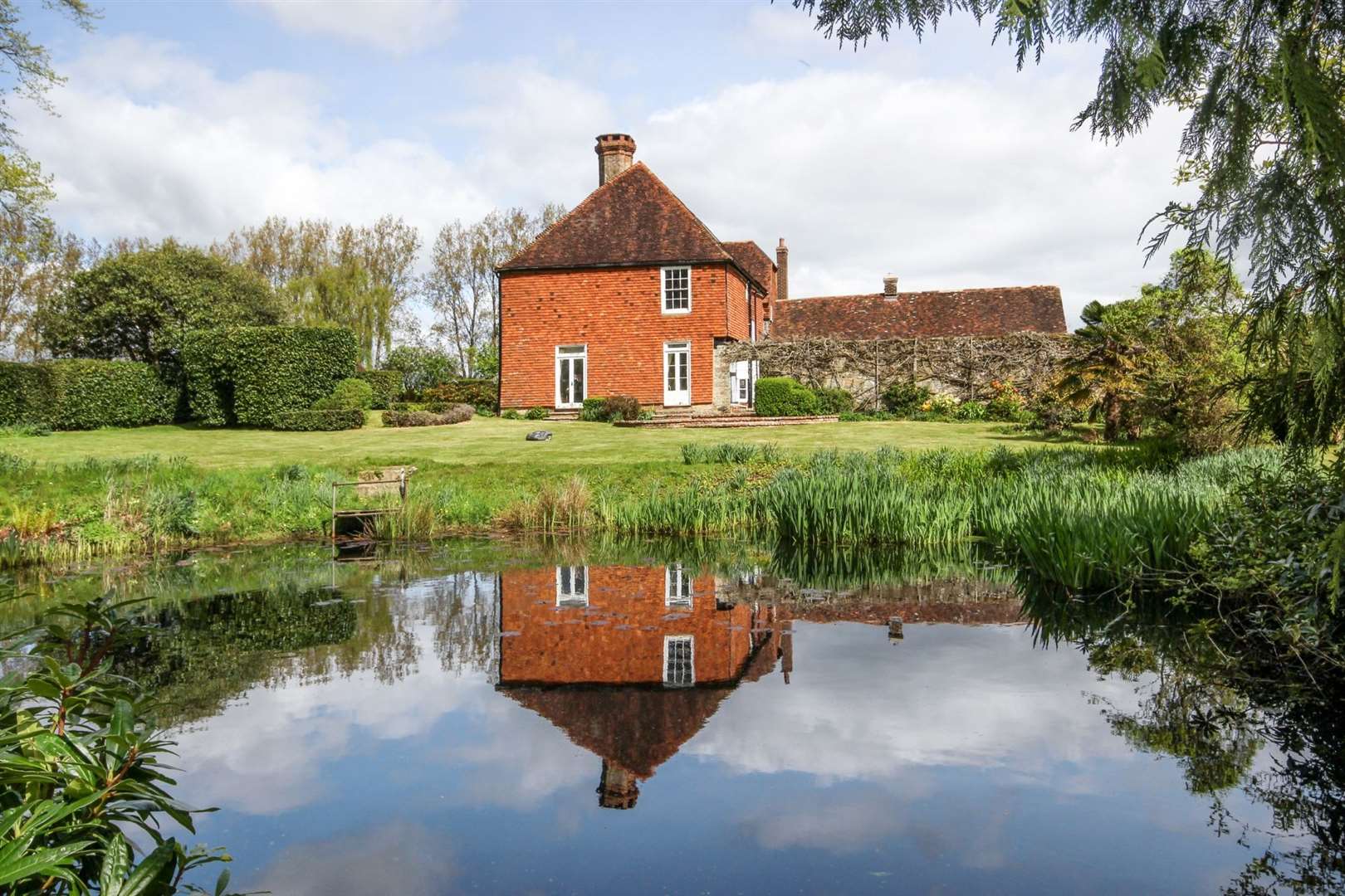 Delmonden Farm in Hawkhurst has its own ponds