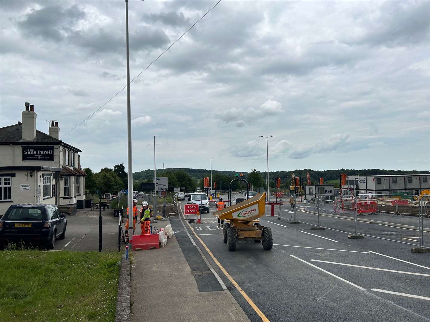 Frindsbury Hill, in Strood, will be reopening a week earlier after a three-month closure to build a new entrance to the Maritime Academy