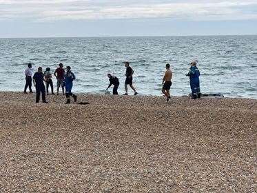 The number of asylum seekers crossing the channel has sky-rocketed this year. Archive picture: Cllr Ray Field