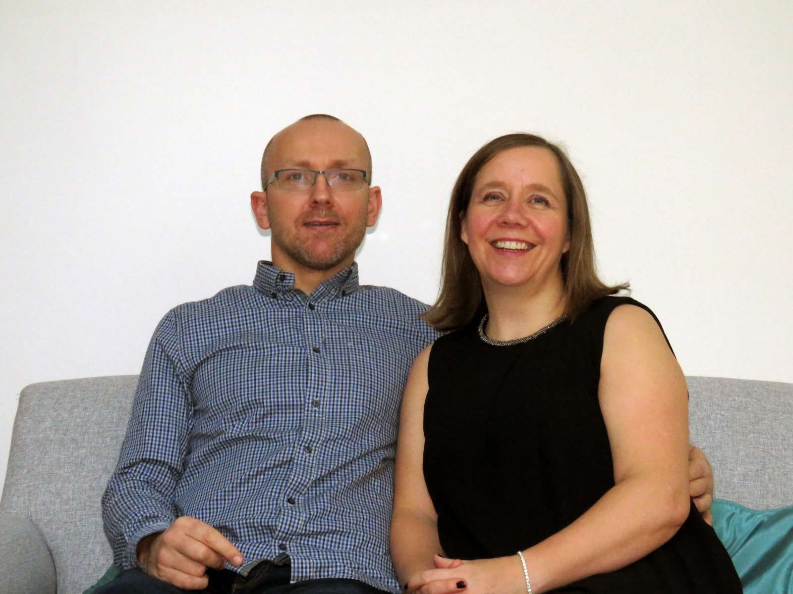 Suzanne Bourne and her husband Matt (Mobilise)