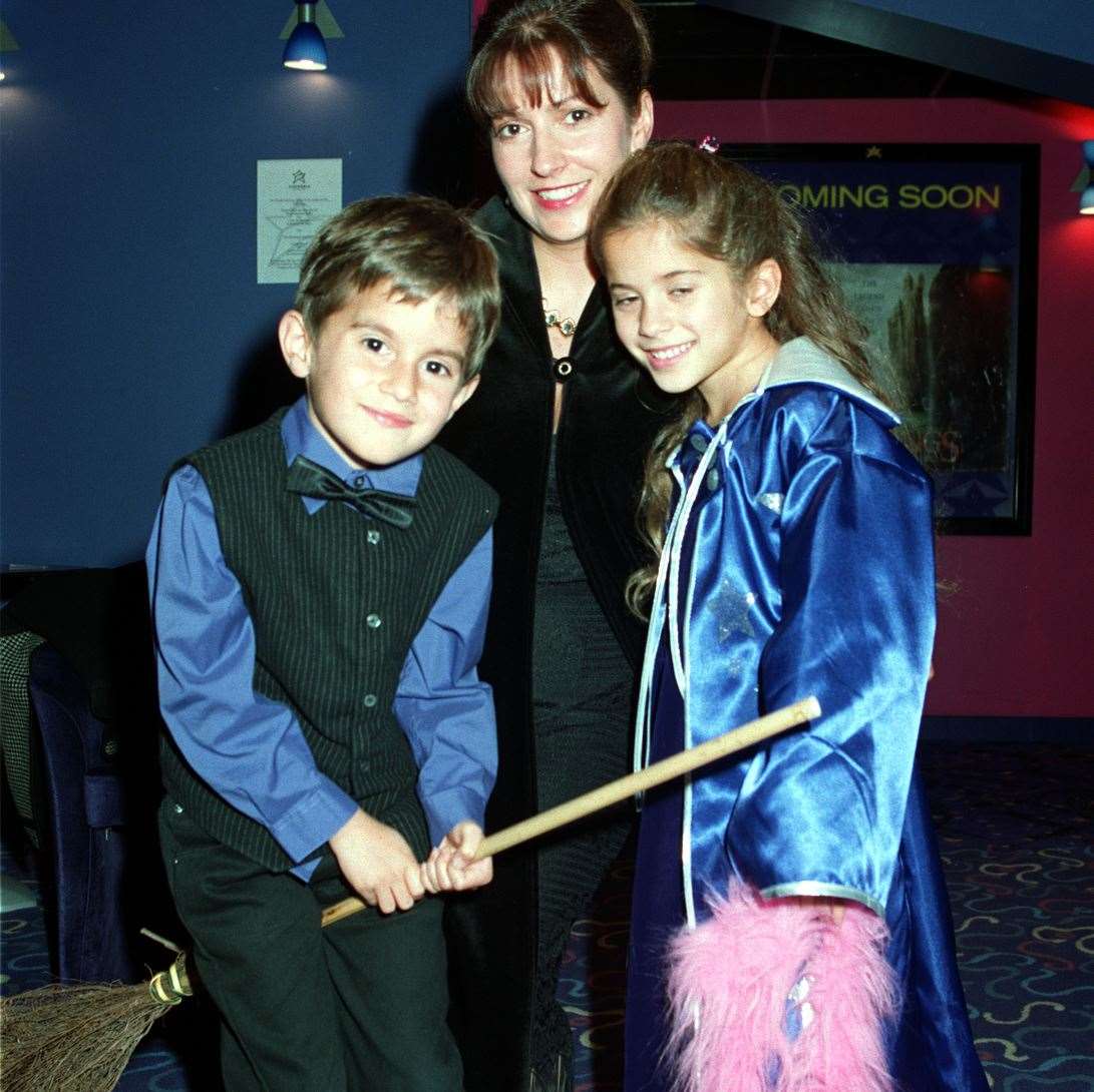 Matthew, Natasha Jones and mother Lorna as their favourite characters