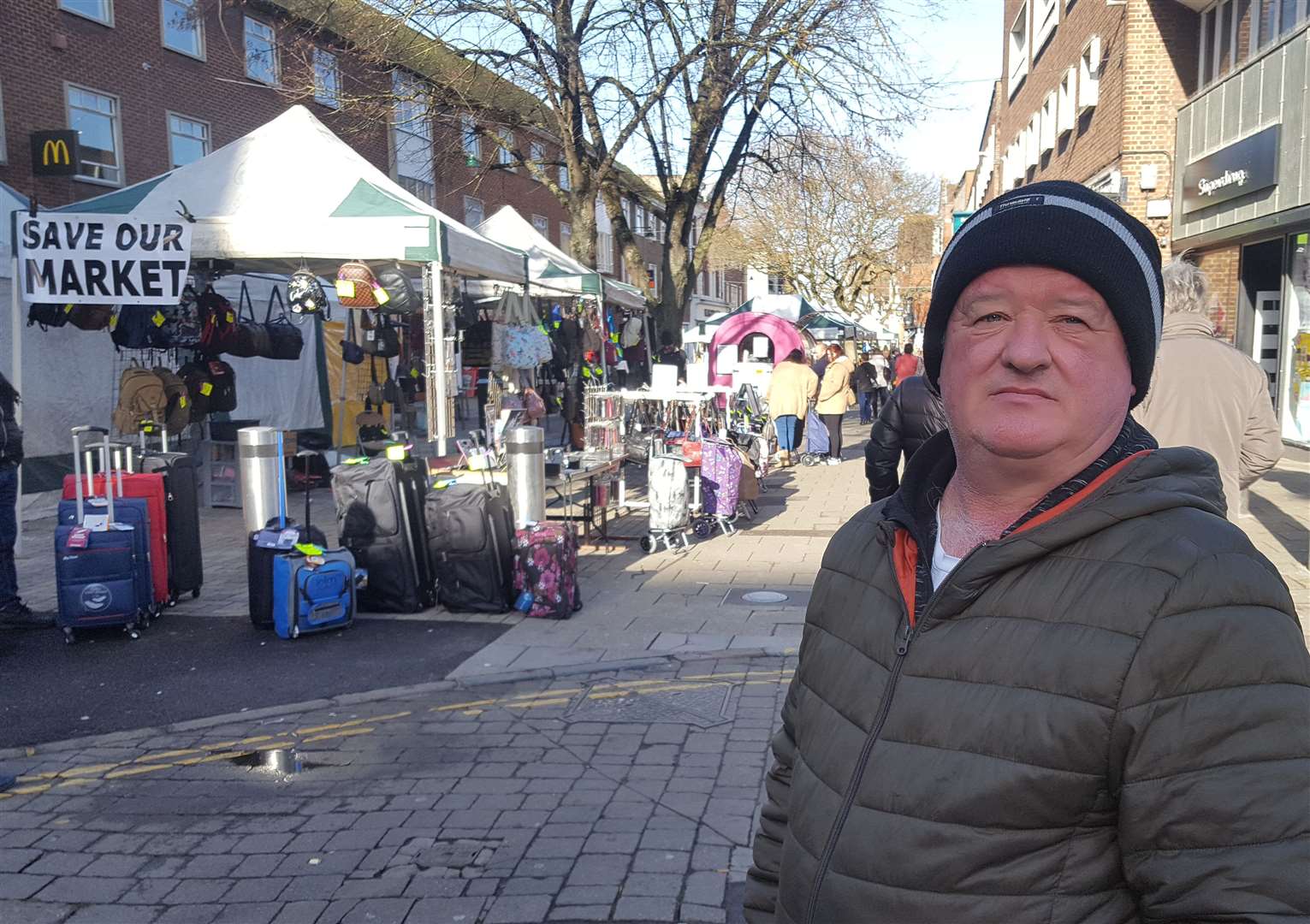 Former Canterbury Market Traders' Association chairman Steve Bamber