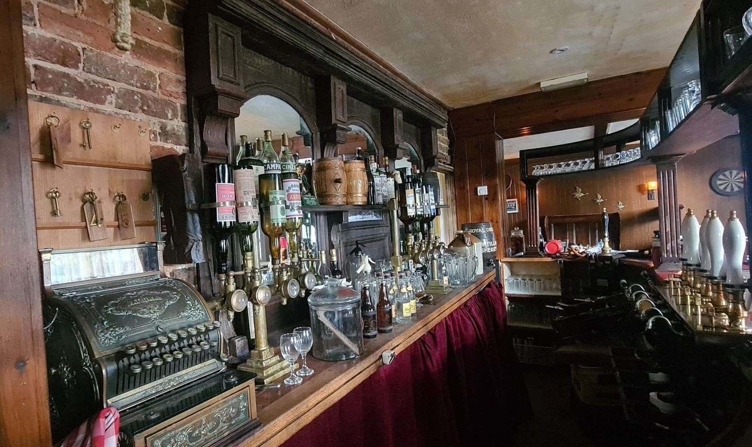 The pub was transformed back to the 1950s. Picture: Adam Freeman