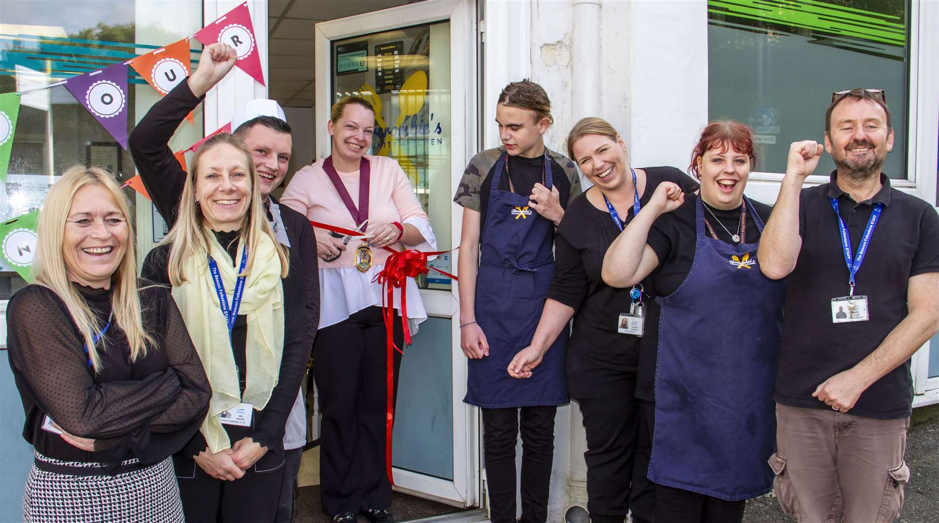 Mayor of Folkestone, Cllr Michelle Keutenius, officially opens the new venture