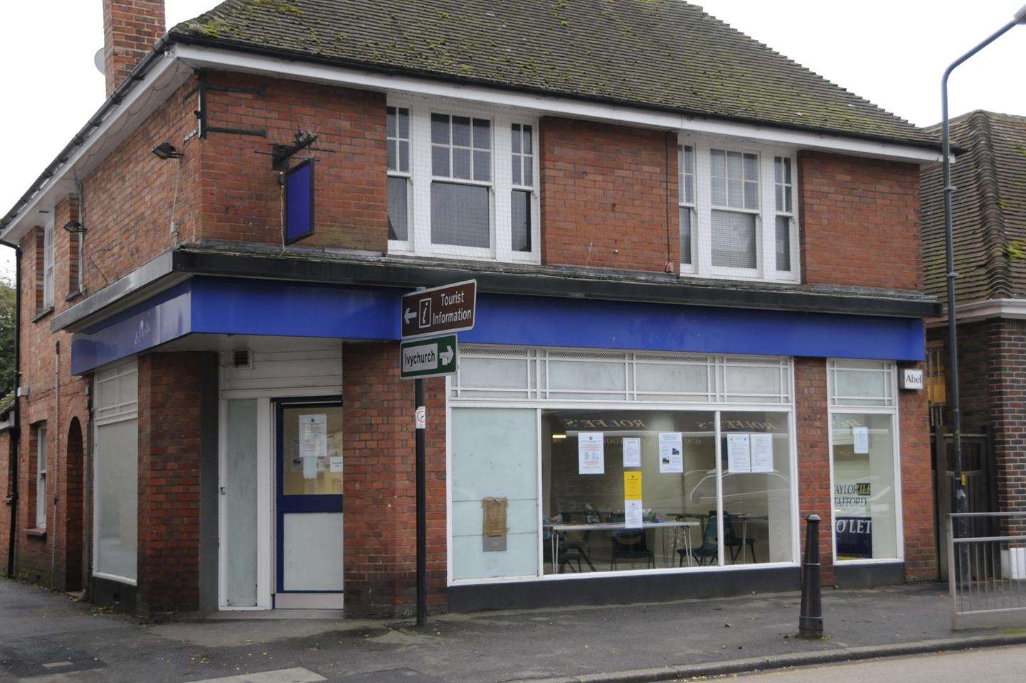 The pop-up shop in New Romney High Street that was used for the Neighbourhood Plan public consultation.