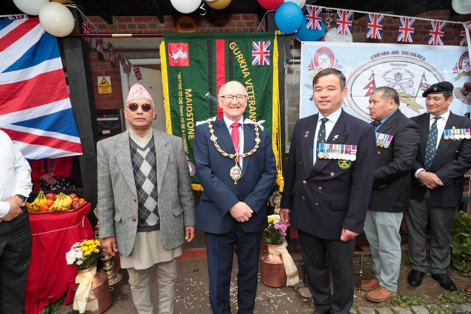 The Mayor of Maidstone at the presentation