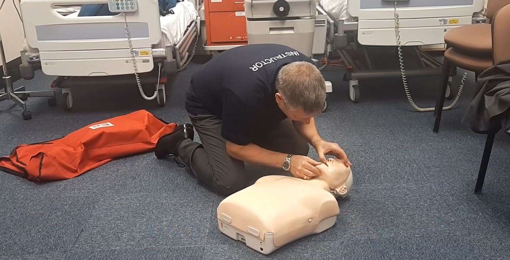 Andy Grove and the team from , in A+A Training Limited ,in the Medway City Estate, Strood, hope to teach as many people as possible how to save a life by resusitation (19427865)