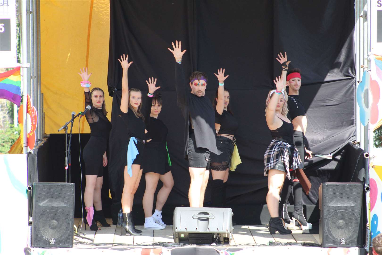 One of the acts at Dover Pride 2021. Picture: Photography with Evangeline