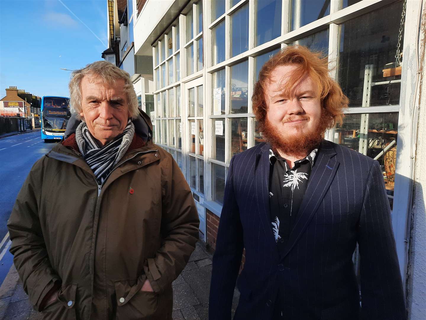 Max Bell (right) with Richard Yardley, who will be the micropub's licensee for its planned Herne Bay outlet