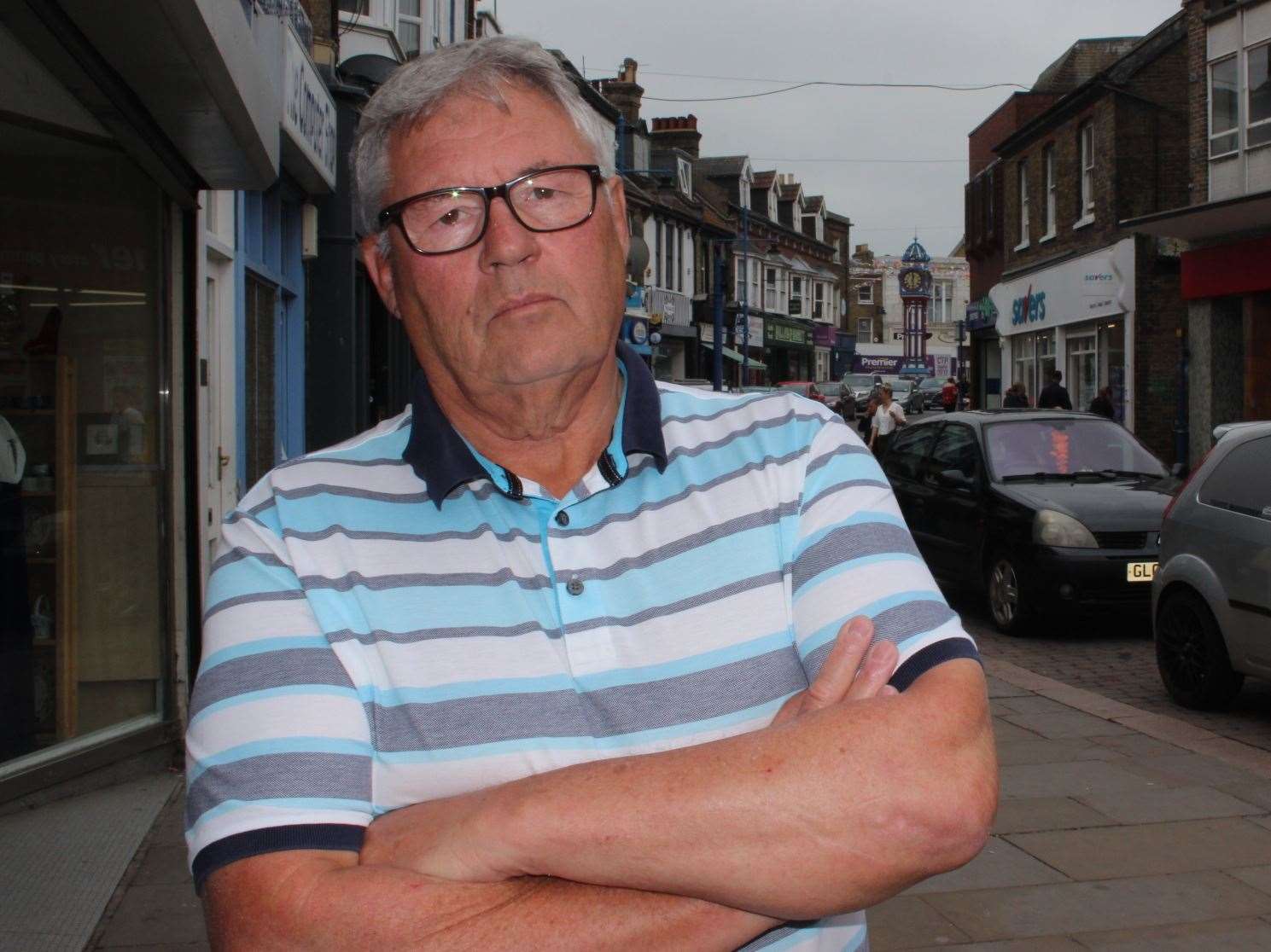 Brian Spoor, chairman of the Sheerness Town Team