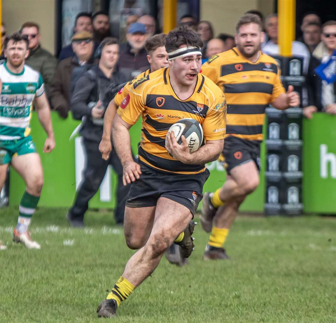 Eoin O'Donoghue scored twice in Canterbury’s opening-day win. Picture: Phillipa Hilton