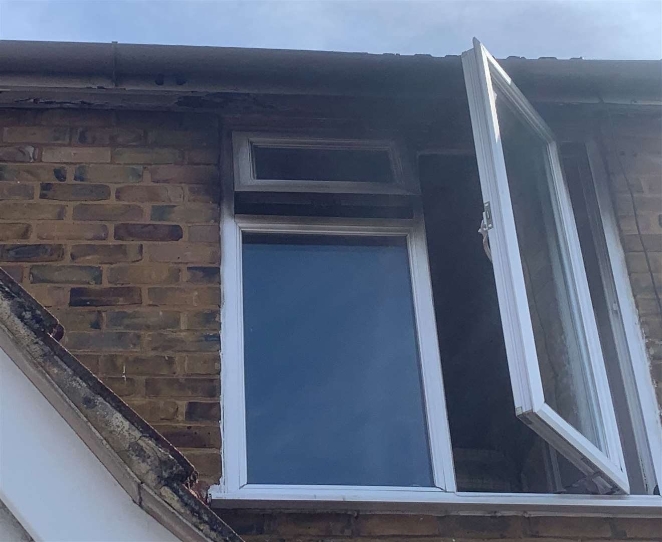 Emergency services were called to a house fire in Church Road, Swanscombe, on Wednesday morning. Picture: Gabriel Morris/KMTV