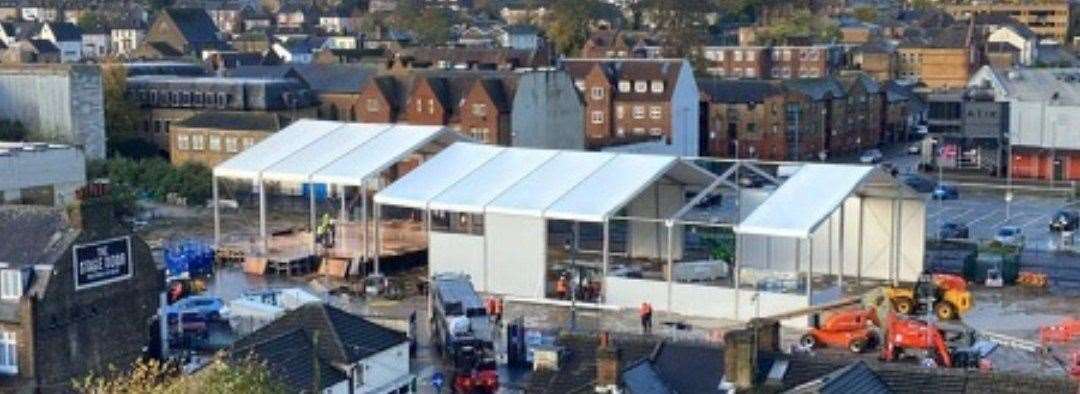 Orchard West under construction. Picture: Dartford council