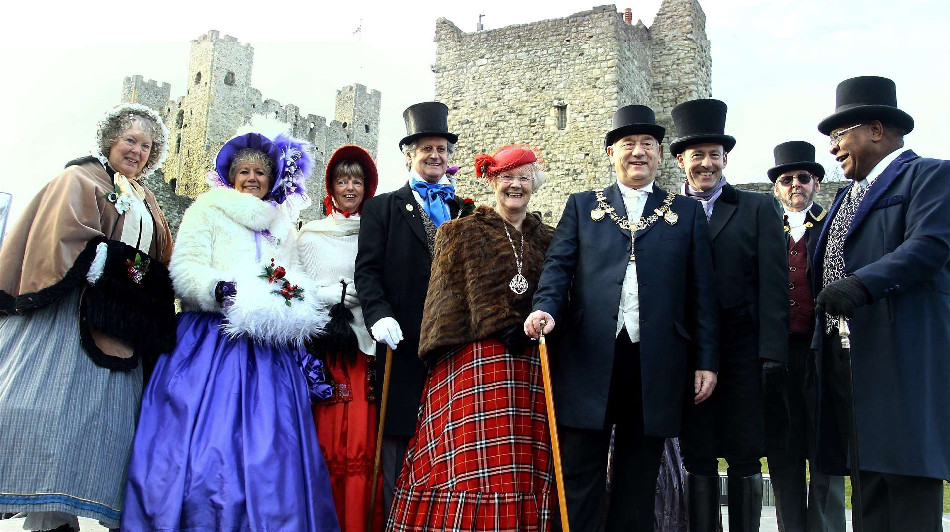 The Dickensian Christmas Festival in Rochester. Picture: Sean Aidan