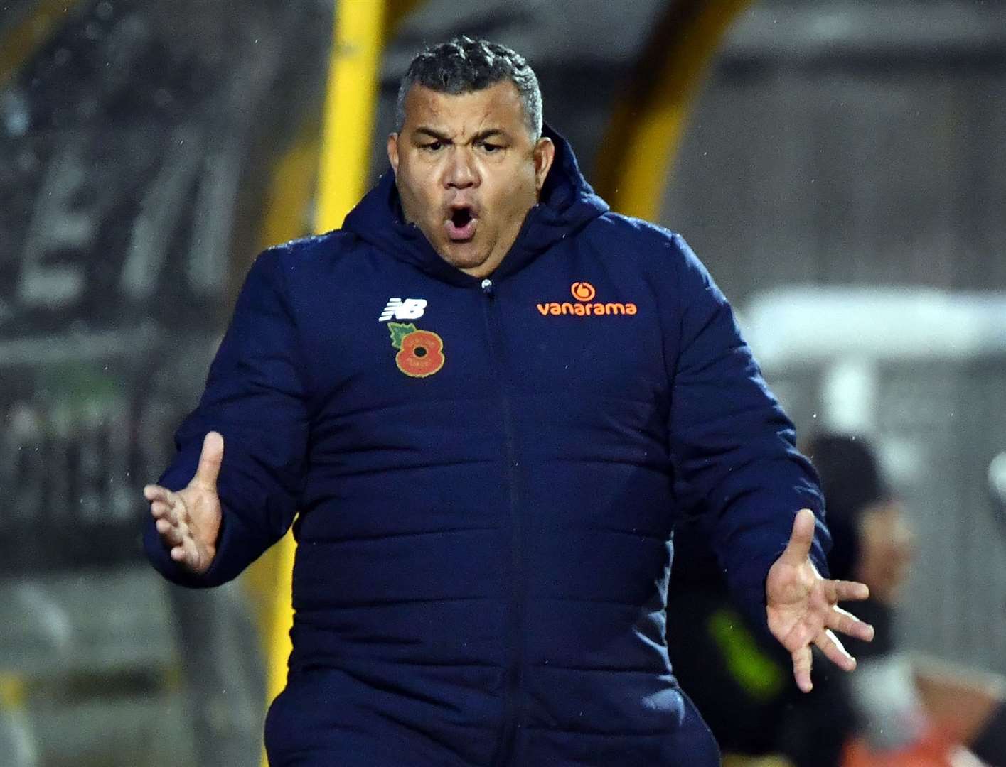 Maidstone United manager Hakan Hayrettin Picture: Keith Gillard