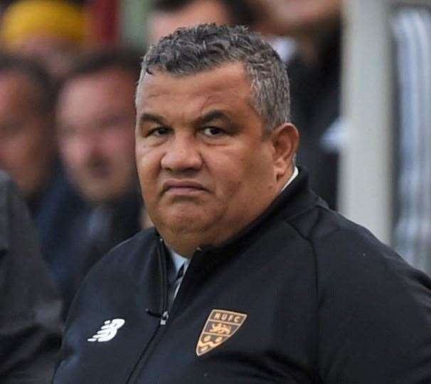 Maidstone United manager Hakan Hayrettin. Picture: Steve Terrell