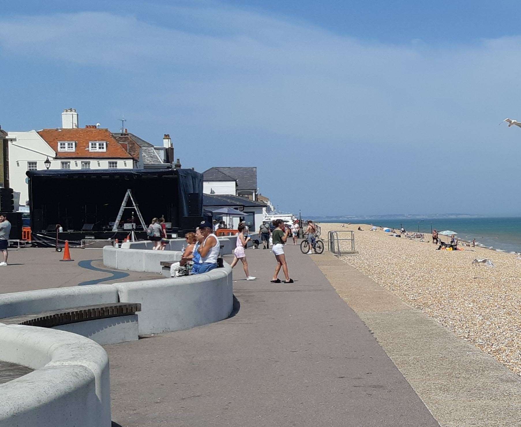 Deal beach looking north