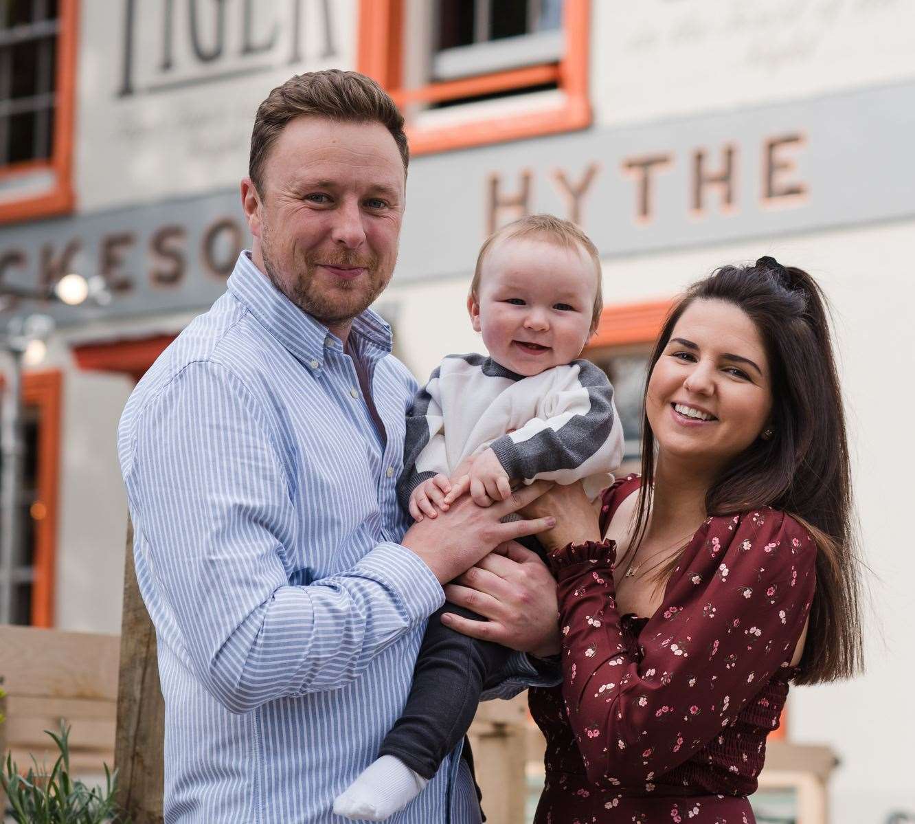 Will and Nadine Sheldon with their son, Monty