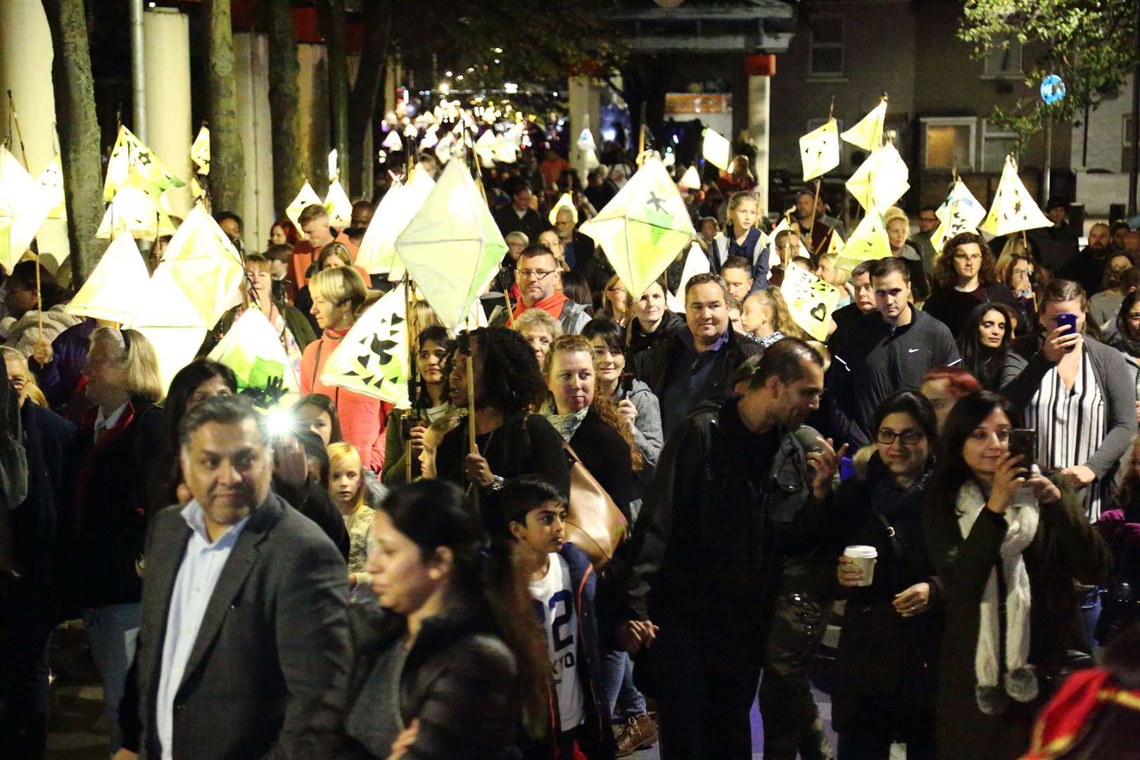 A parade at the Dartford Festival of Light in 2018 (19615857)