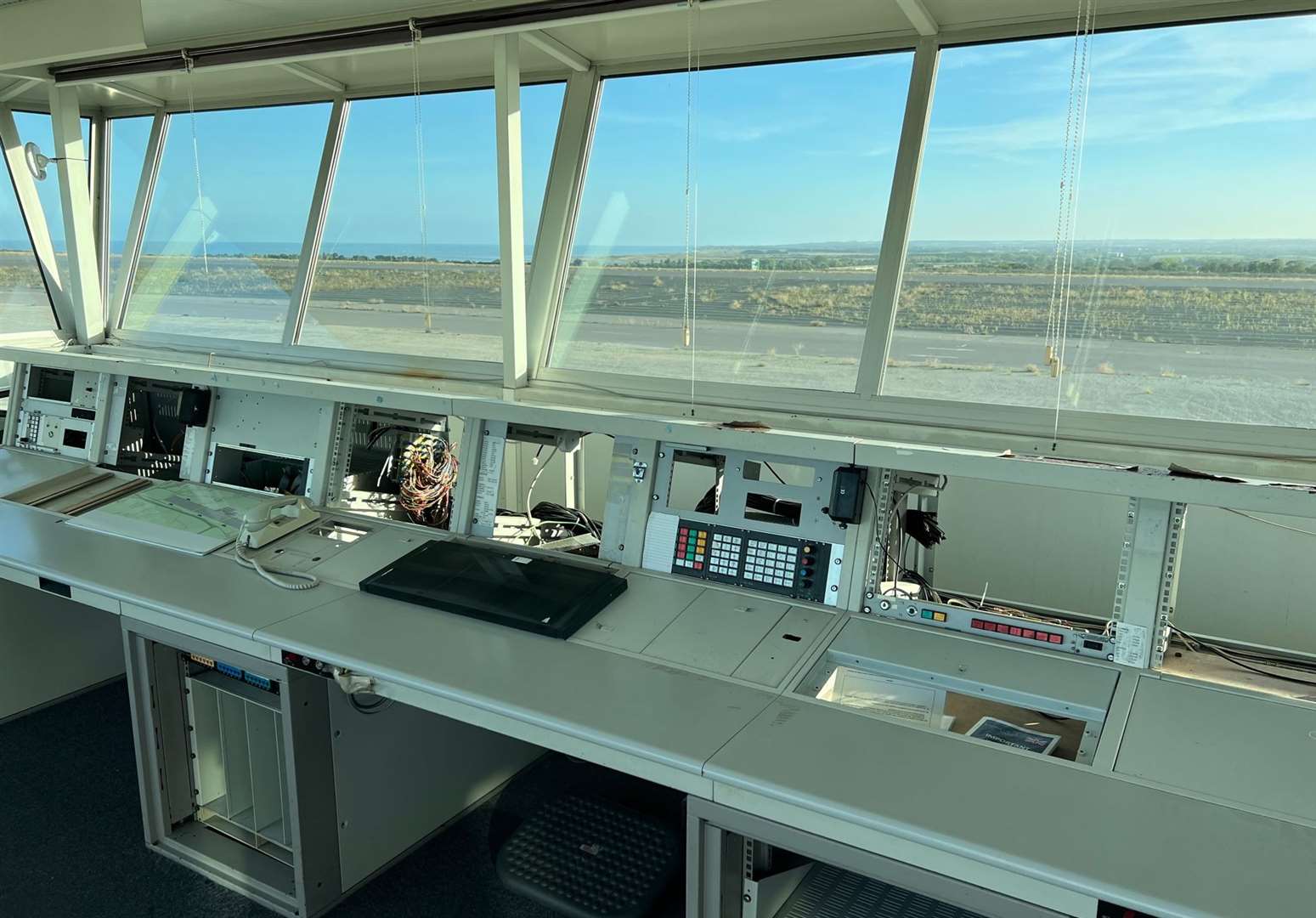 You’ll have to trust me on this, but if you look from this abandoned control tower at Manston you get incredible views down Kent’s east coast