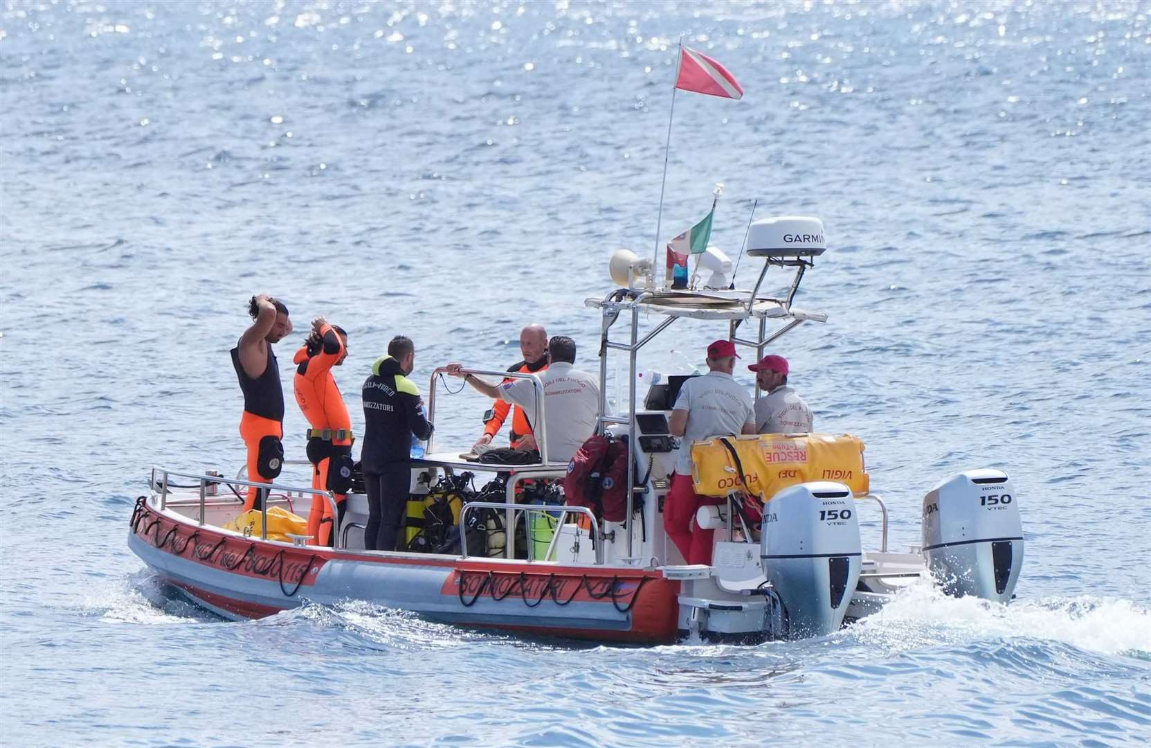 A Kent man and his wife are two of six tourists missing after the luxury yacht, Bayesian, sank in a tornado off the coast of Sicily on Monday. Picture: PA