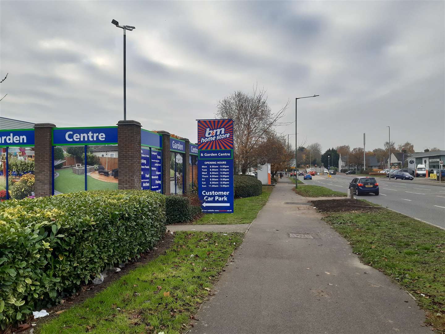 The hall is next to B&M on Princes Road. Photo: Sean Delaney