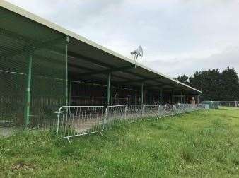 The 'viewing enclosure' in its current state. Picture: Haskins Designs.