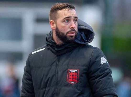 Faversham Town manager Sammy Moore. Picture: Ian Scammell