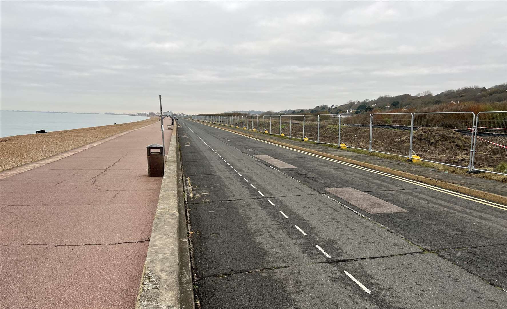 The site of the controversial Princes Parade development in Hythe. Picture: Barry Goodwin