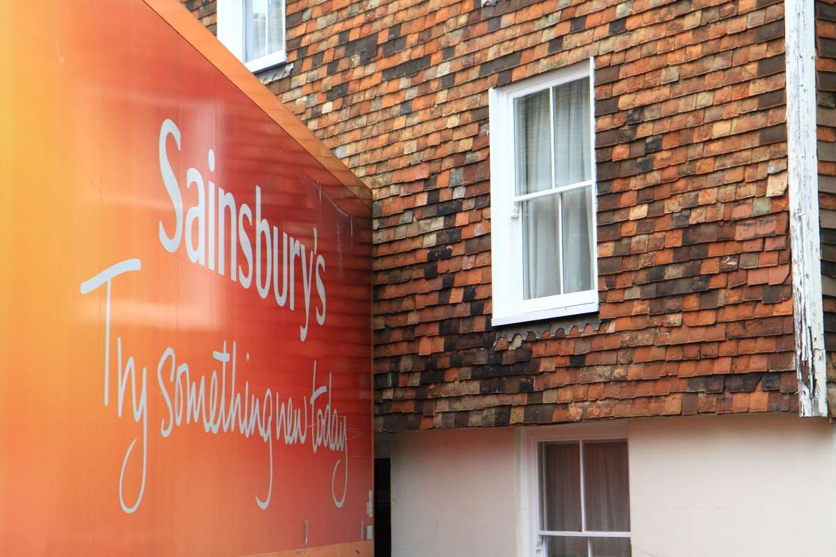 A lorry colliding with a house at Breezy Corner in Sandwich