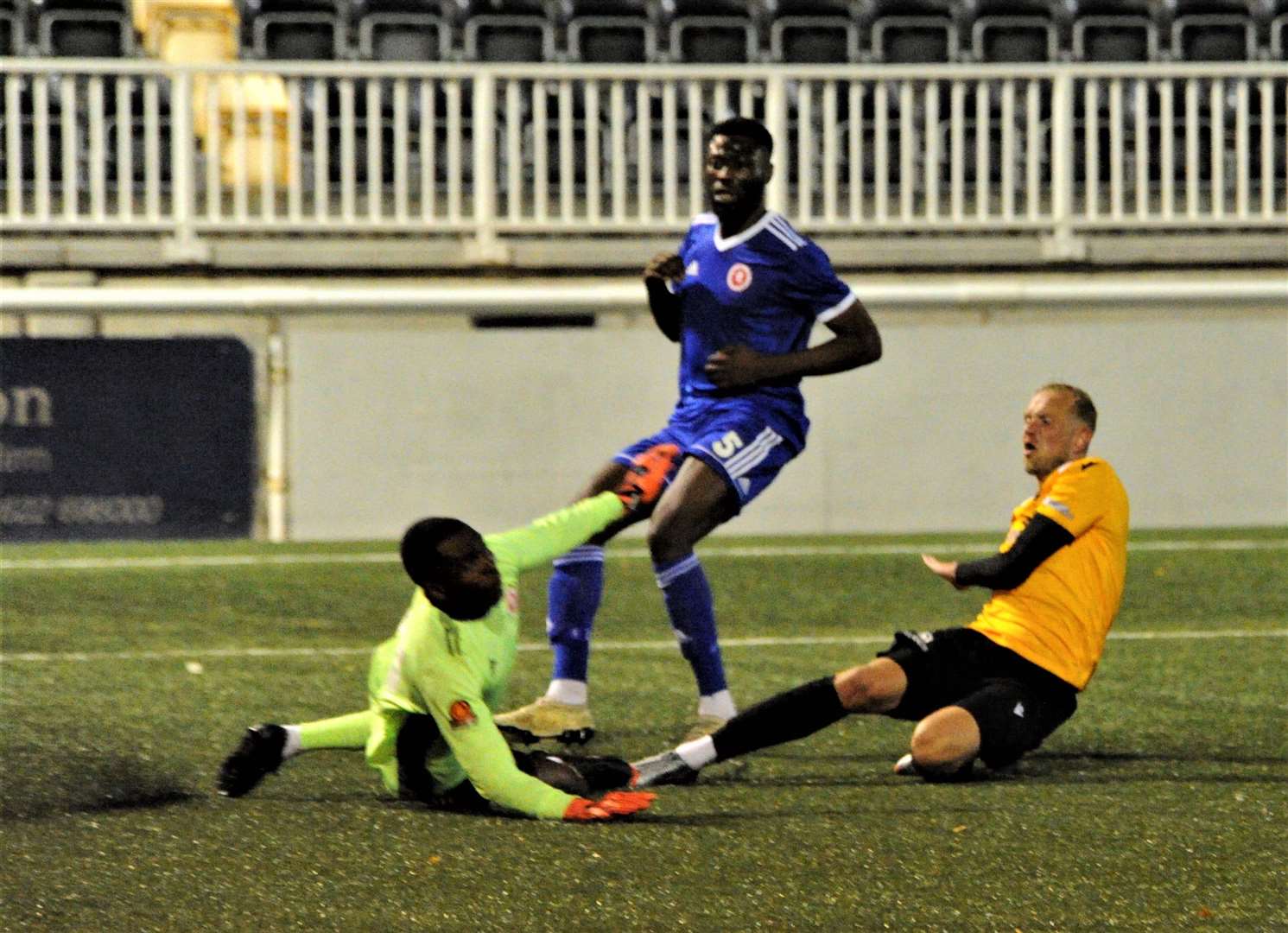 Scott Rendell levels for Maidstone Picture: Steve Terrell