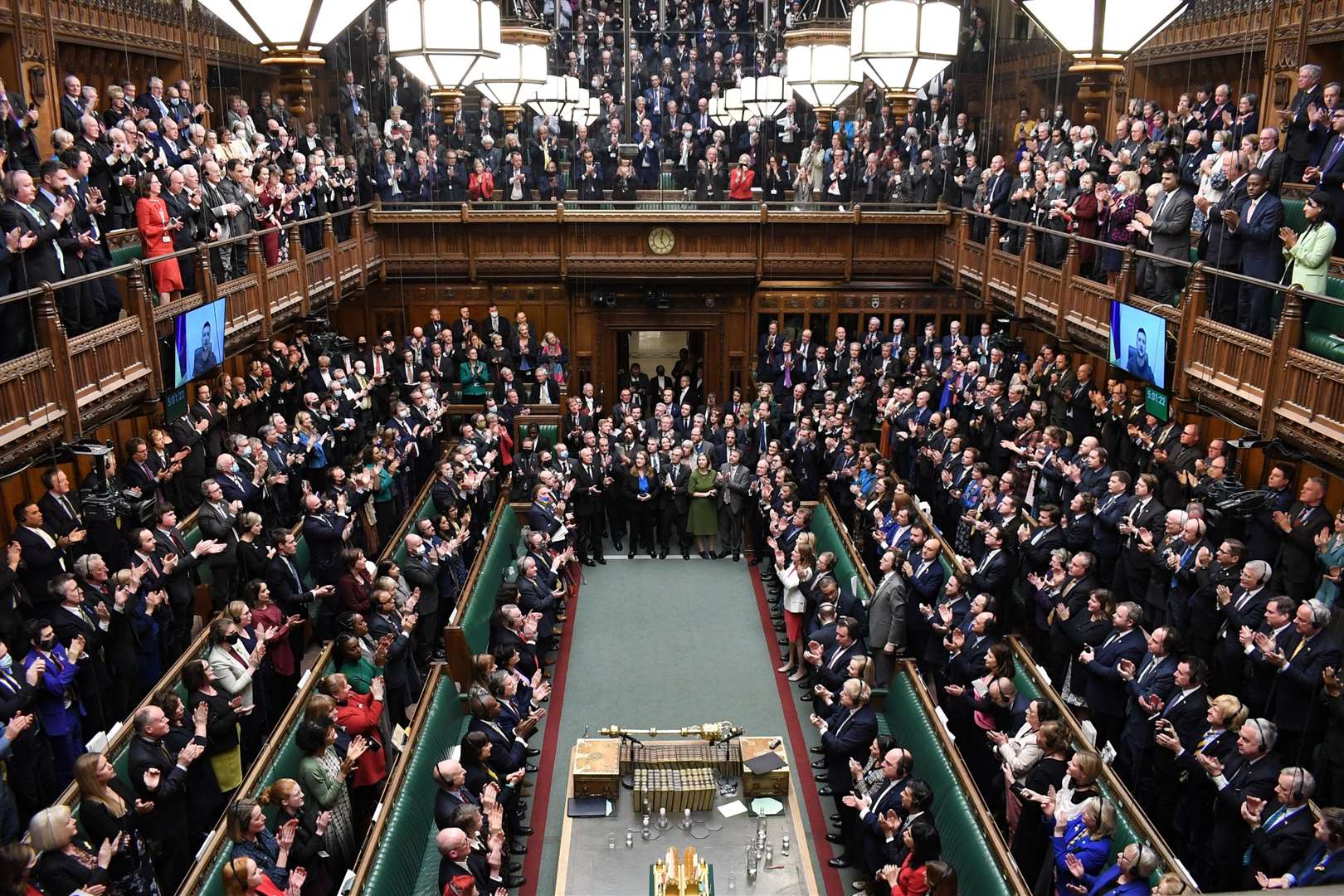 Ukraine President Volodymyr Zelensky address to MPs in House of Commons