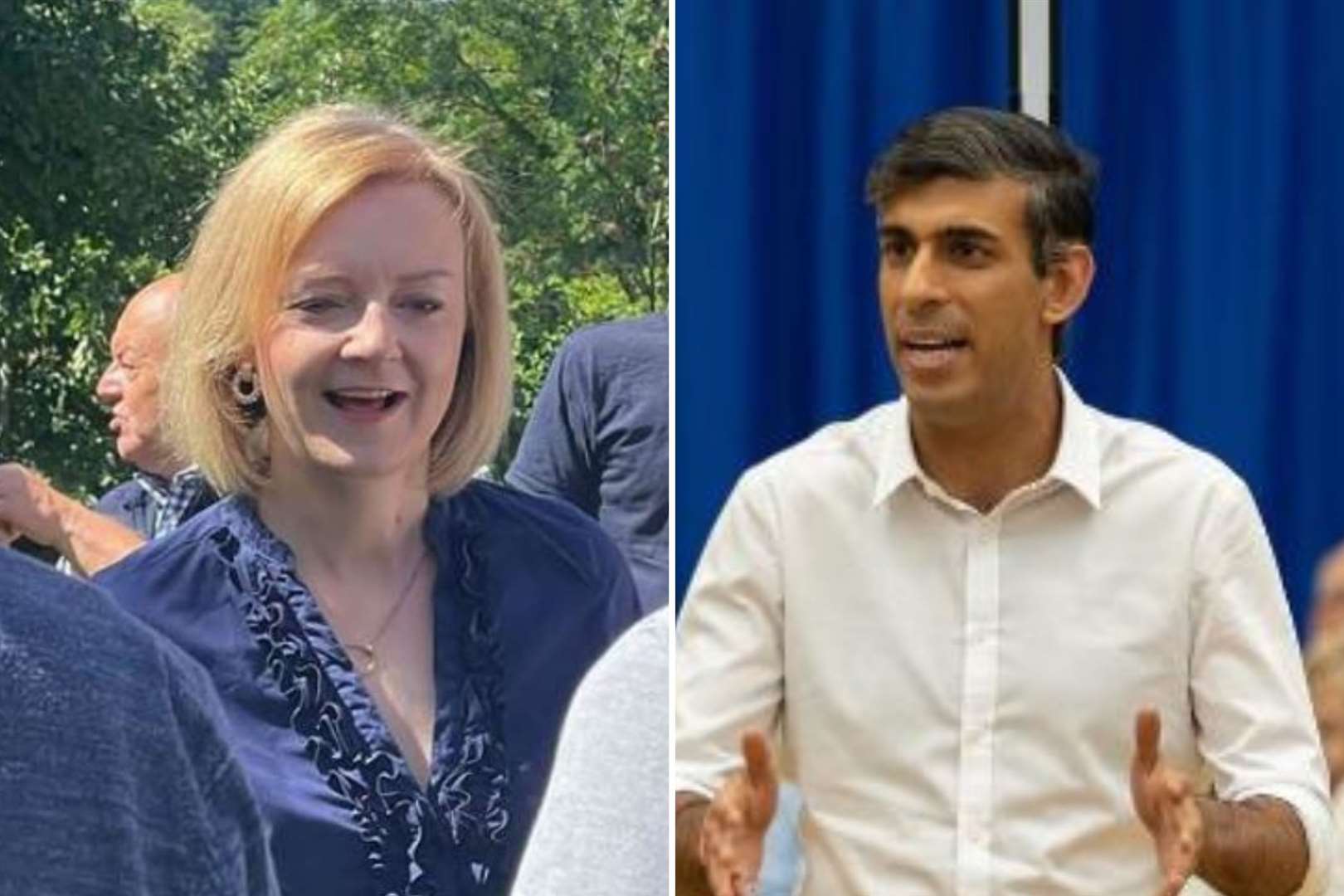 Conservative leadership candidates Liz Truss and Rishi Sunak