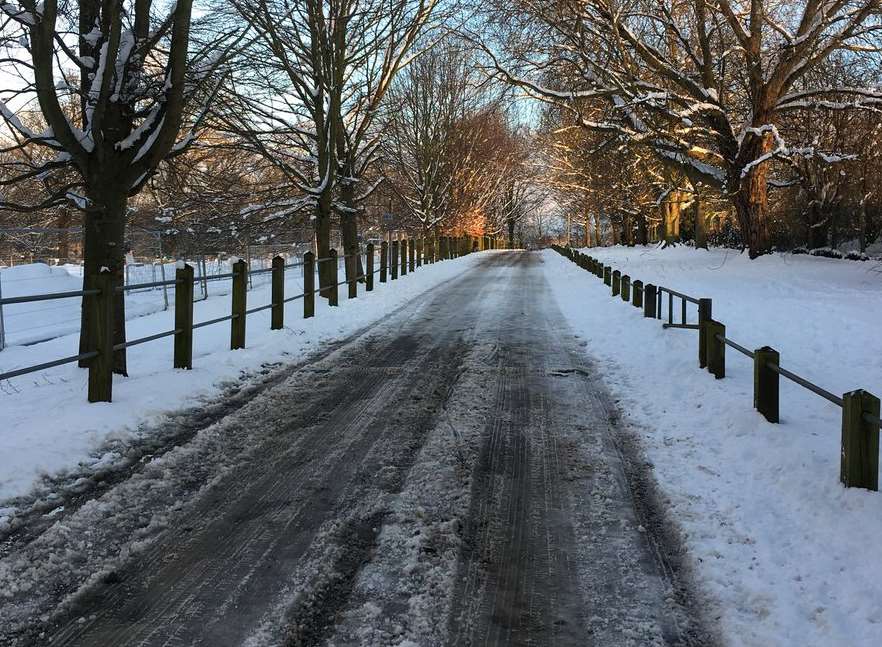 Moat Park, Maidstone, picture tweeted by @steve4995