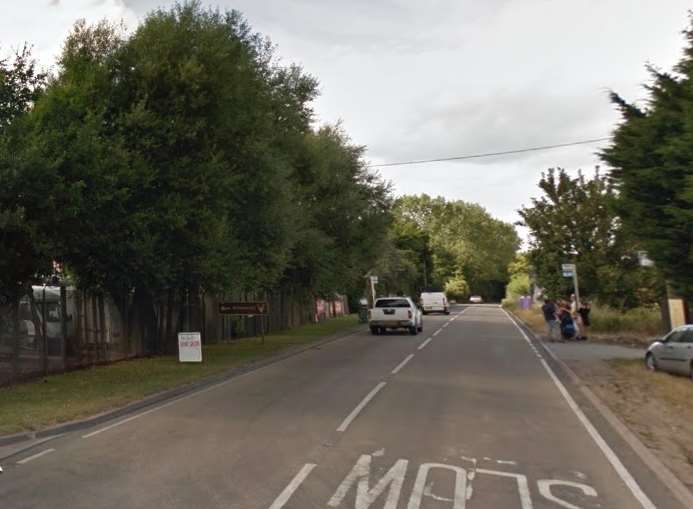 Scene of the crash of the A291 near Wildwood animal park. Picture: Google Streetview