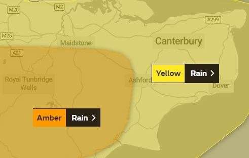 The Met Office have issued rain, wind and flooding warnings for the arrival of Storm Dennis. PIcture: Met Office (29213126)