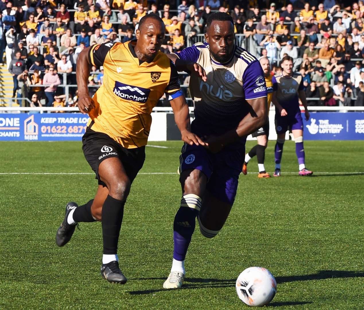 Maidstone captain Gavin Hoyte. Picture: Steve Terrell