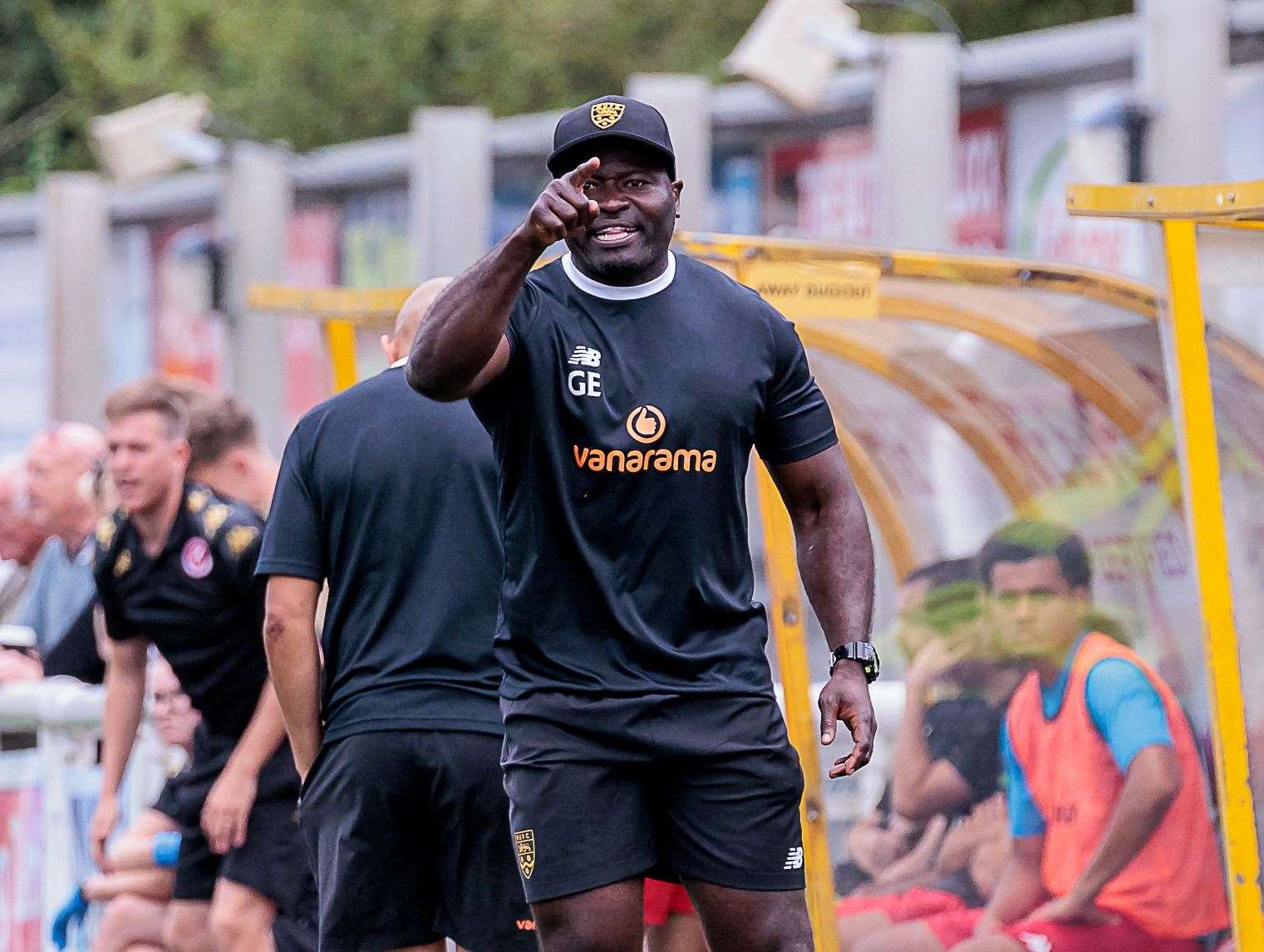 Maidstone United manager George Elokobi. Picture: Helen Cooper